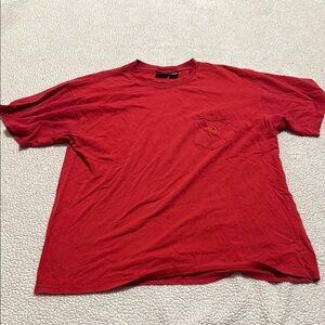 Duck Head Red Short Sleeve Pocket Tee